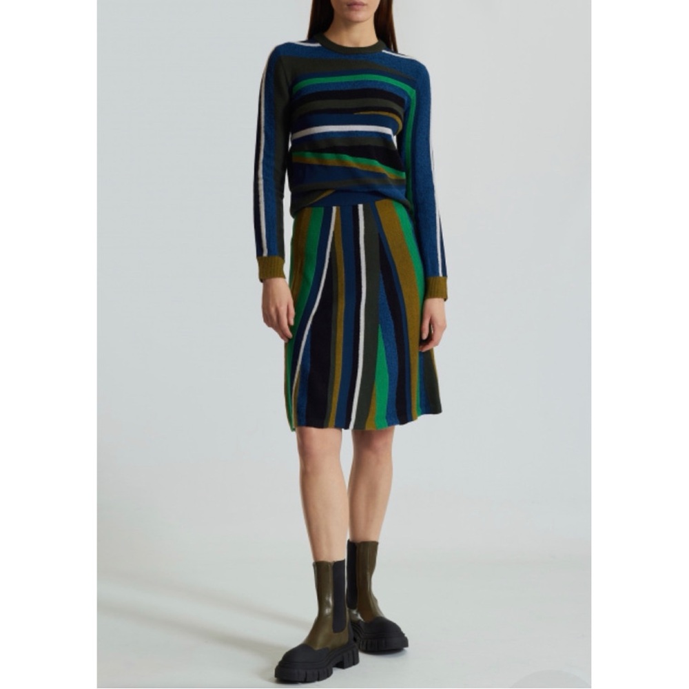 Kenzo Knit Wool Blend Skirt